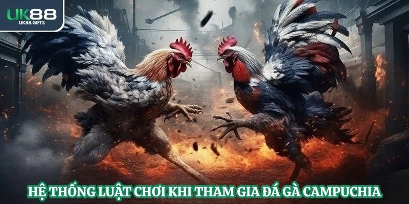 Hệ thống luật chơi khi tham gia đá gà Campuchia
